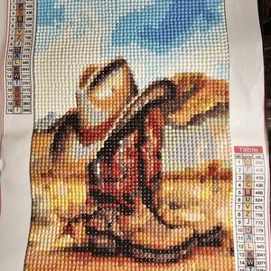 Diamond Painting 20 x 30 cm, Completed & ready to frame